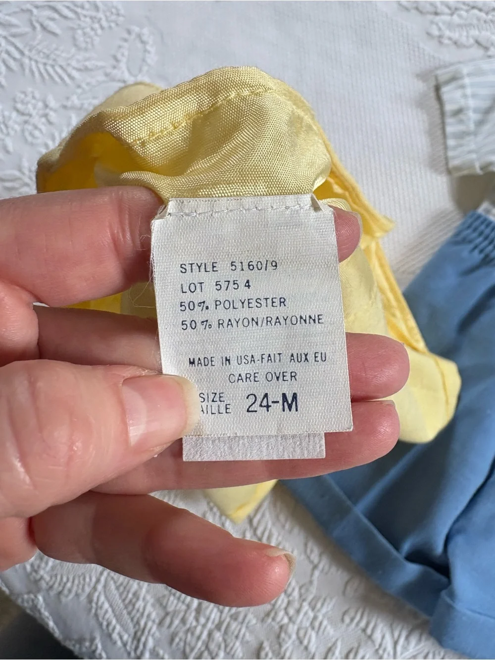 Vintage 70s Good Lad baby boy's blazer suspender shortalls outfit set 12 mos